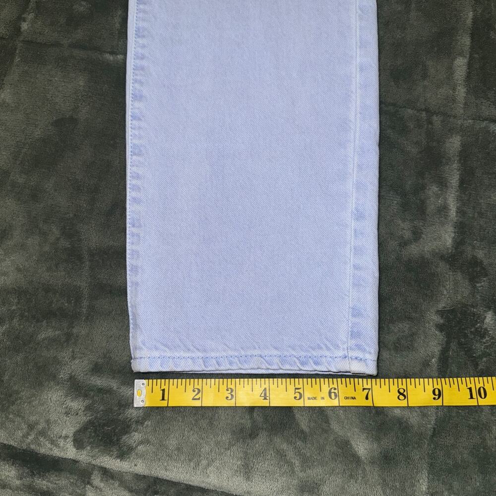 PacSun Dad Jeans Women's 27 Light Blue Denim 100% Cotton High-Rise Straight NWT - Picture 6 of 12